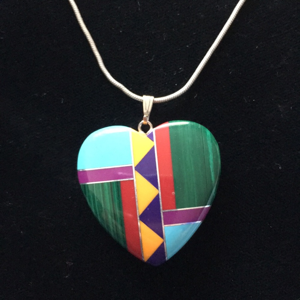 Stone heart Zuni